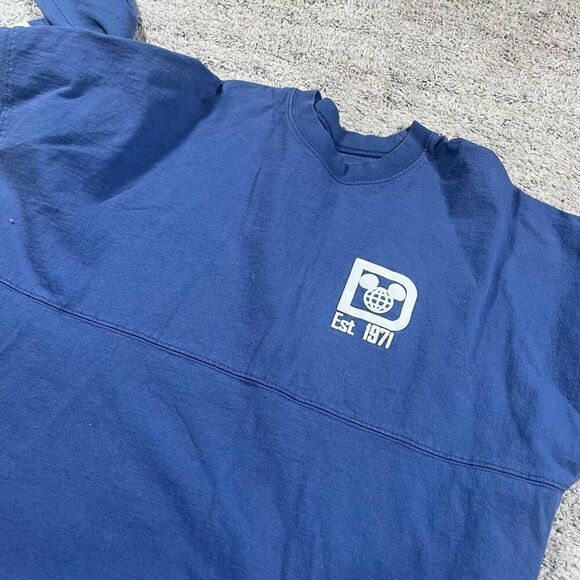 Disney Parks Spirit Jersey Adult Small Retro Walt Disney World Moonlight Blue - Picture 5 of 7